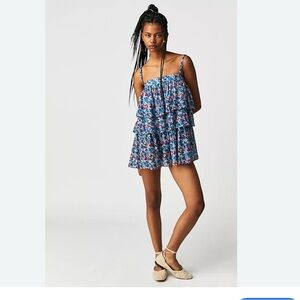 Free People Talia Floral Tiered Dress
